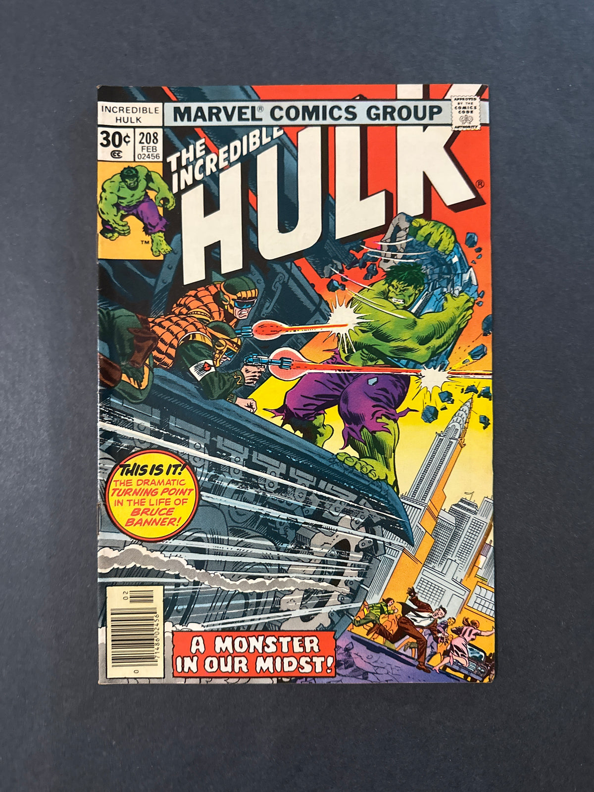 Incredible Hulk #208 1977