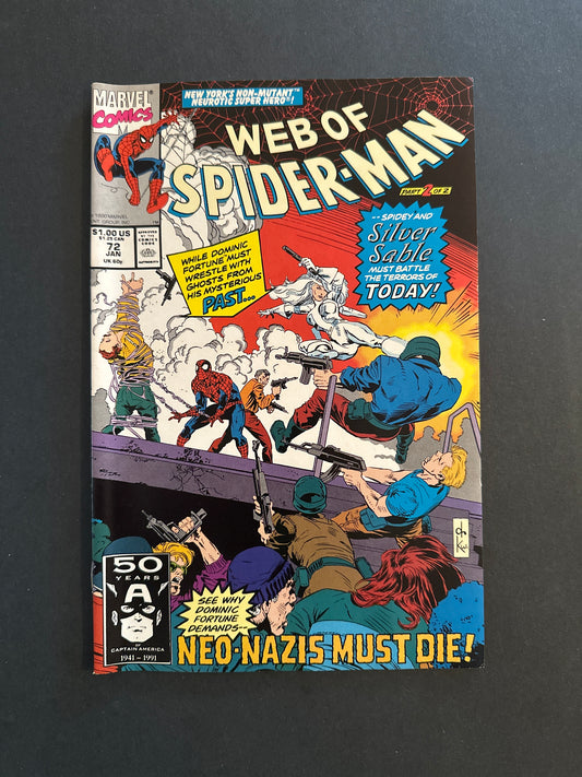 Web of Spider-Man #72 1991