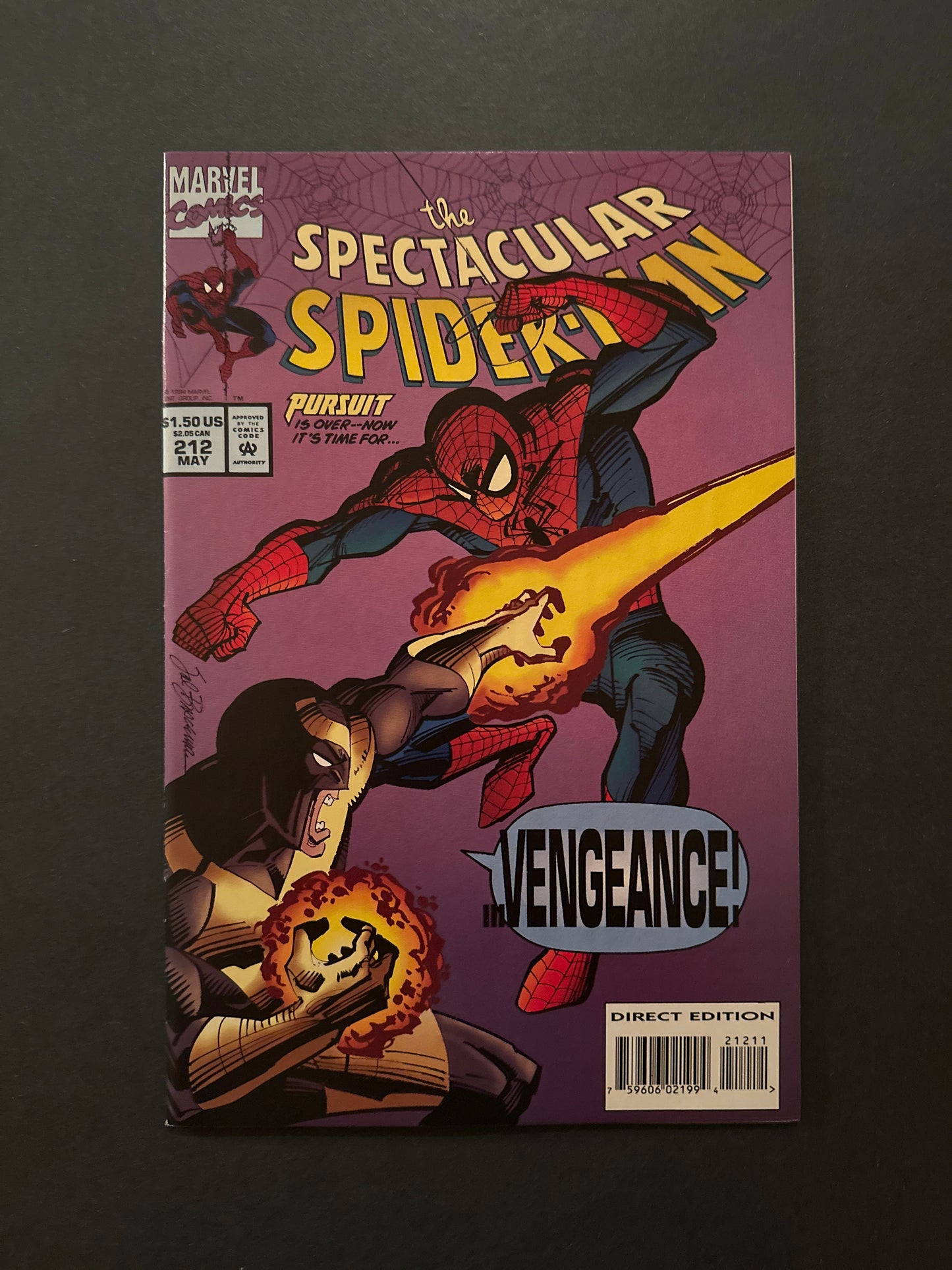 Spectacular Spider-Man #212 1994