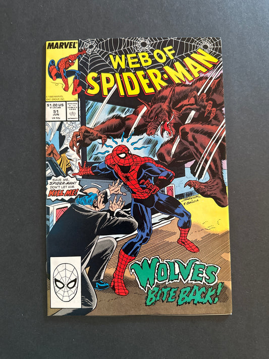 Web of Spider-Man #51 1989