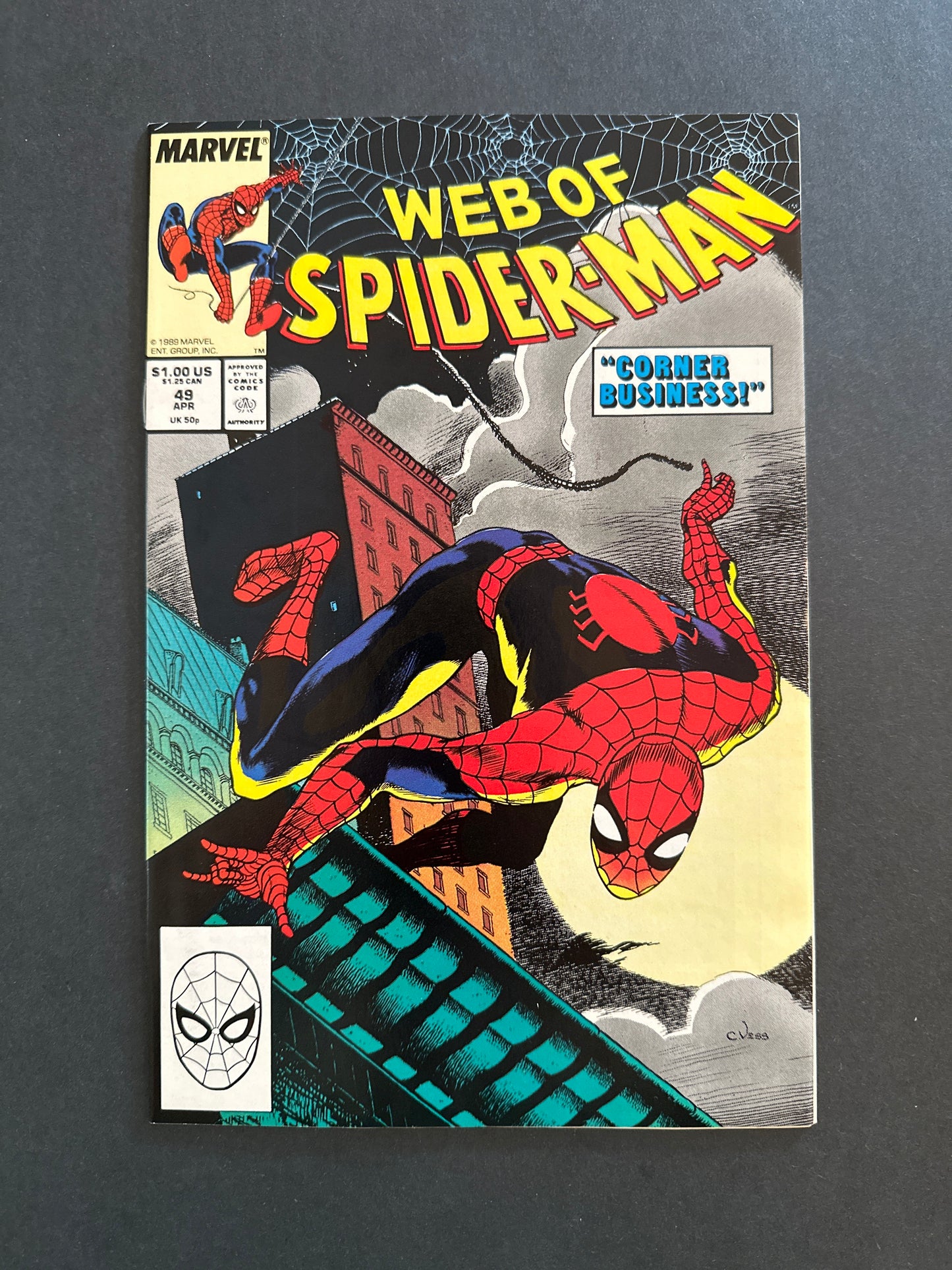 Web of Spider-Man #49 1989