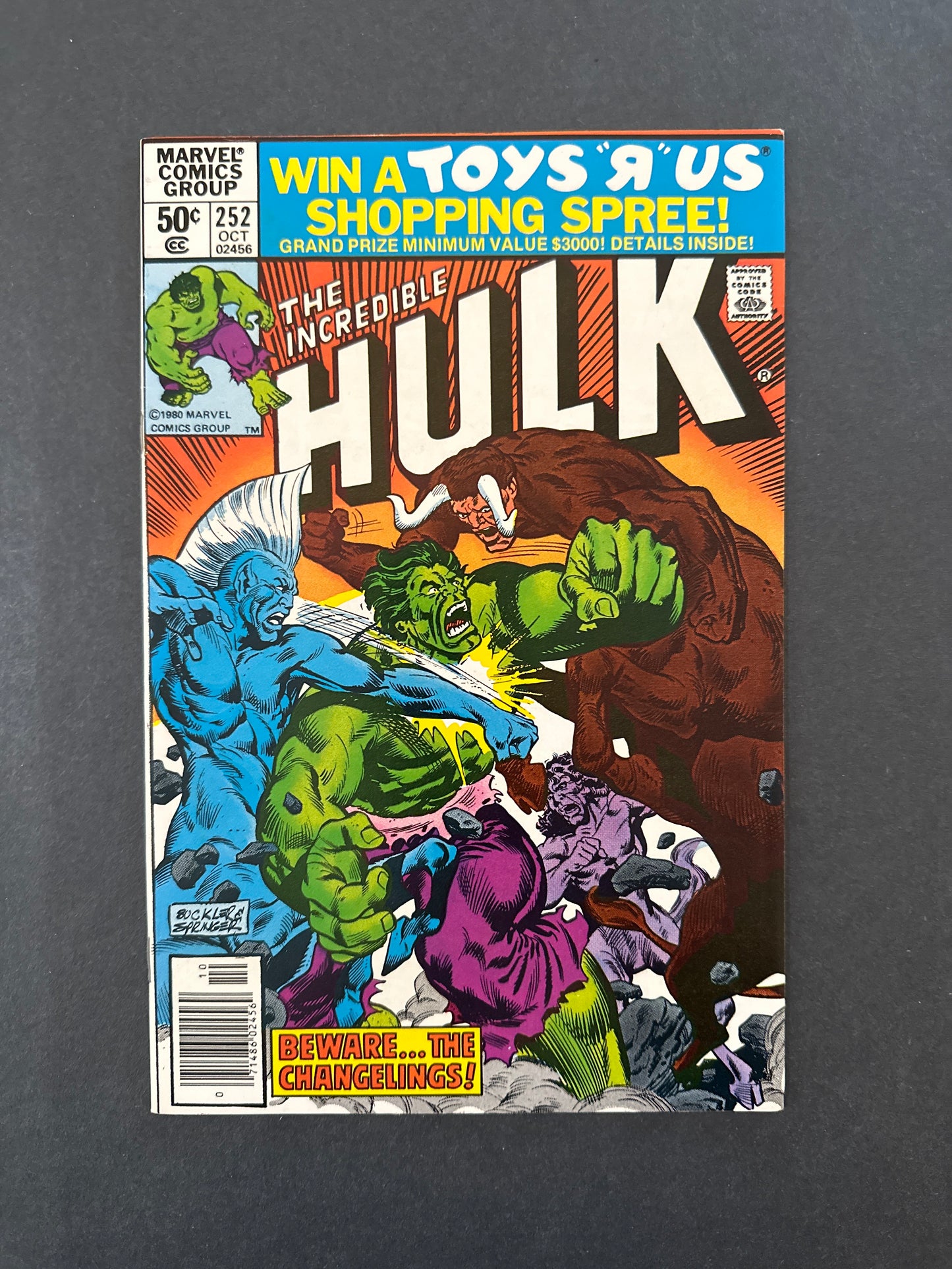 Incredible Hulk #252 1980