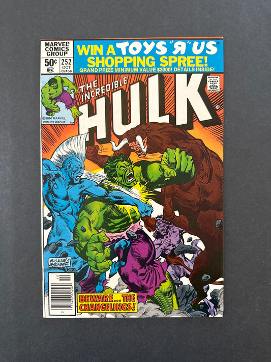 Incredible Hulk #252 1980