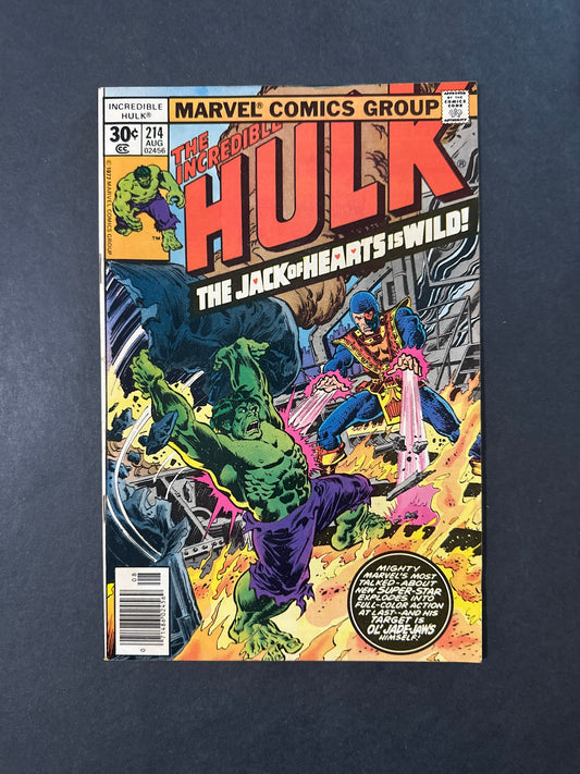 Incredible Hulk #214 1977