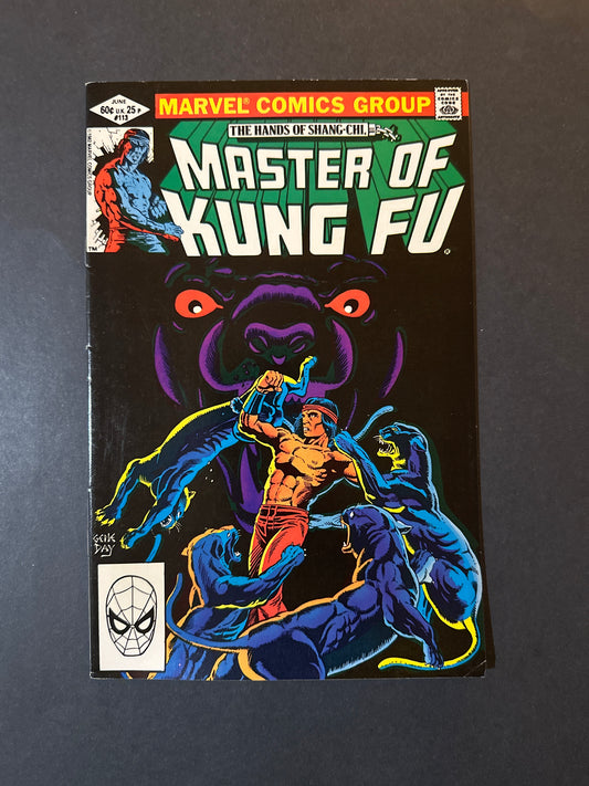 Master Of Kung Fu #113 1982