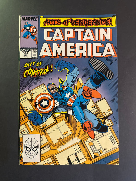Captain America #366 1990