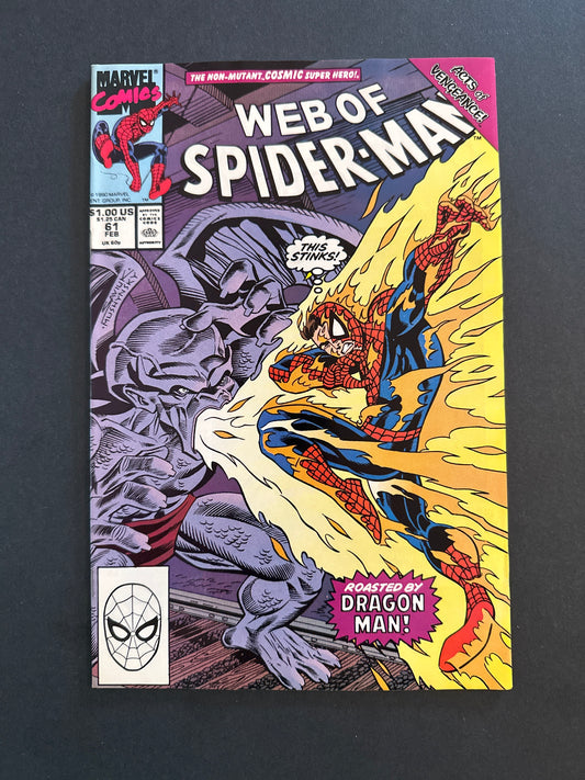 Web of Spider-Man #61 1990