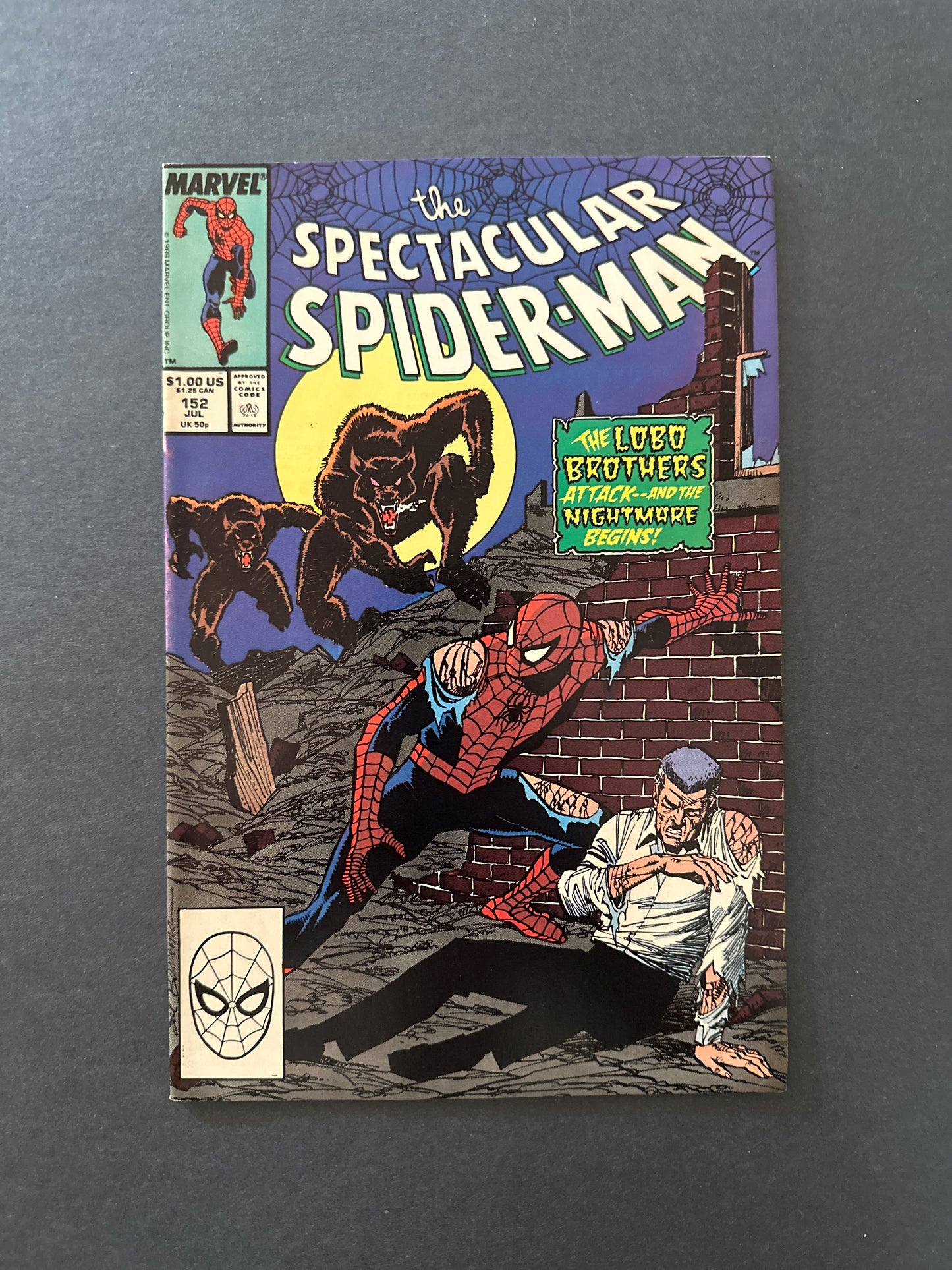Spectacular Spider-Man #152 1989