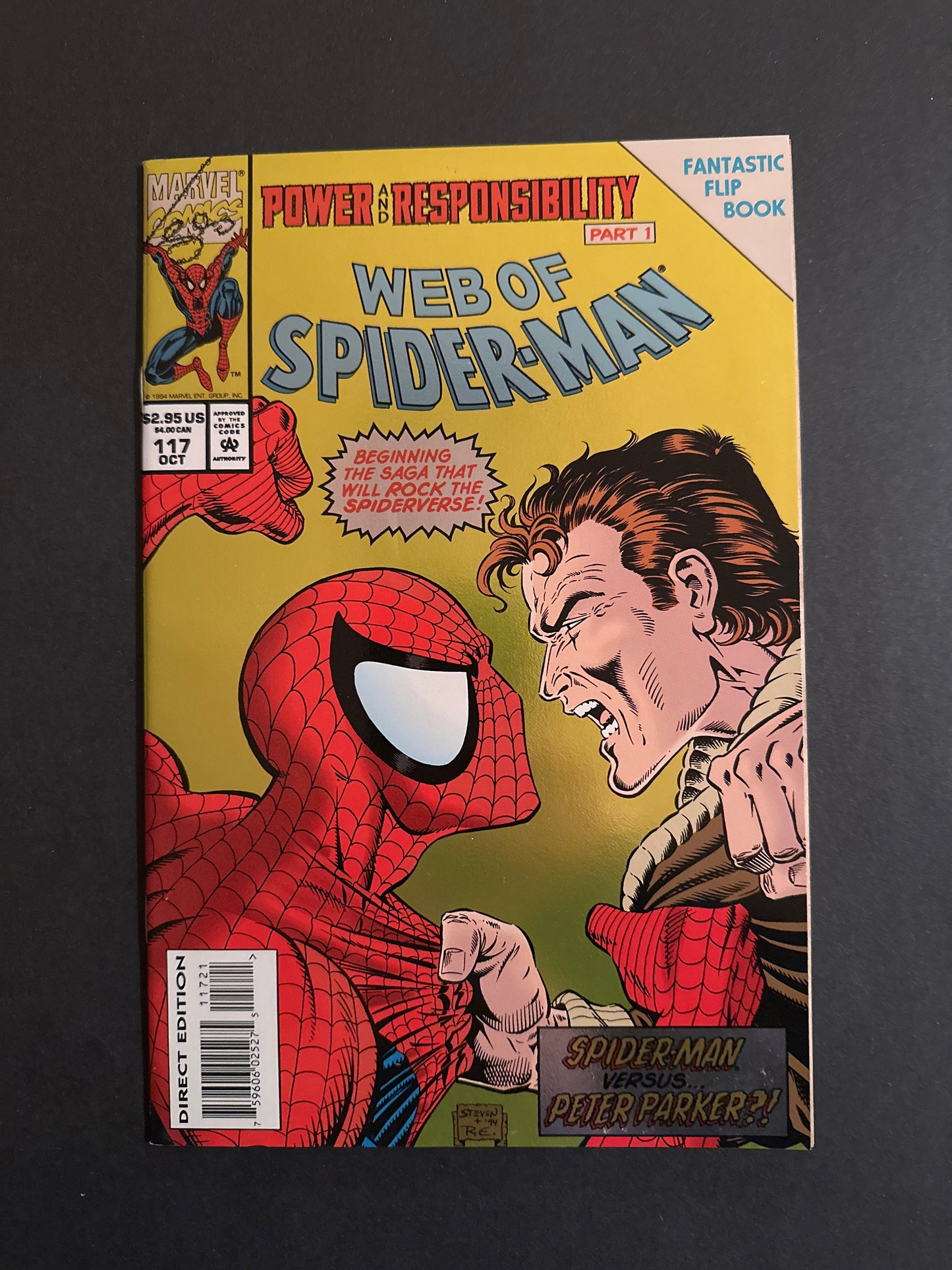 Web of Spider-Man #117 1994 Foil Variant