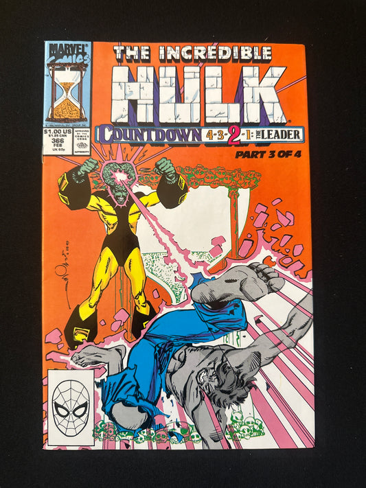 Incredible Hulk #366 1990 1st. App. Of the Riot Squad!