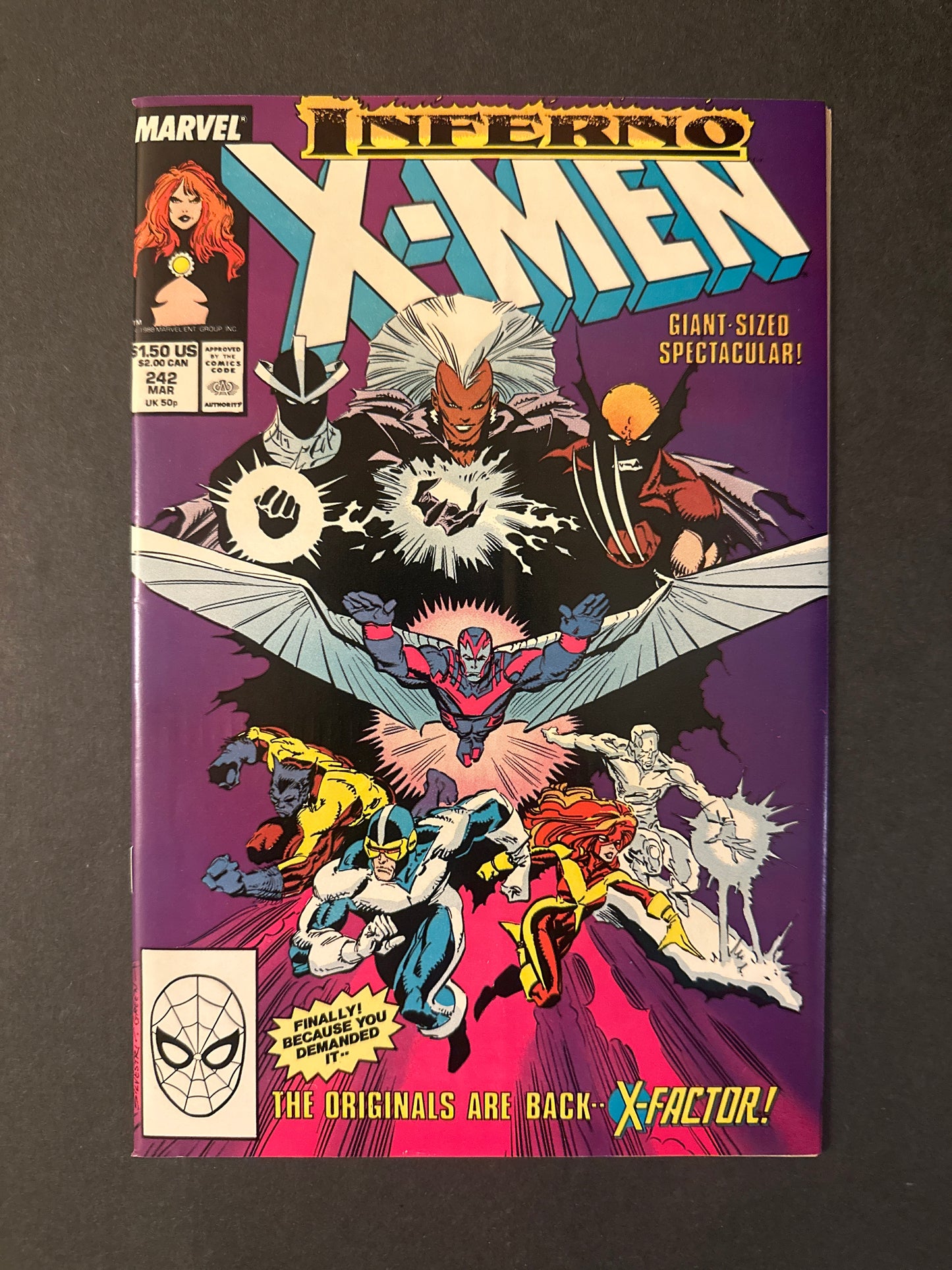 Uncanny X-Men #242 1989