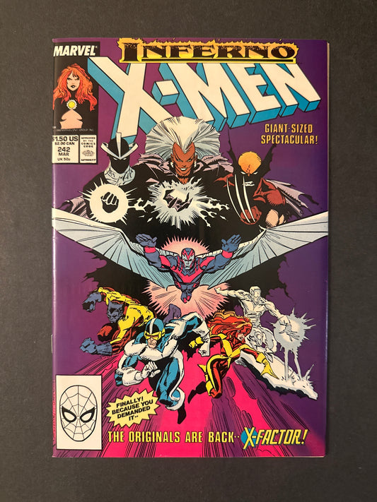 Uncanny X-Men #242 1989