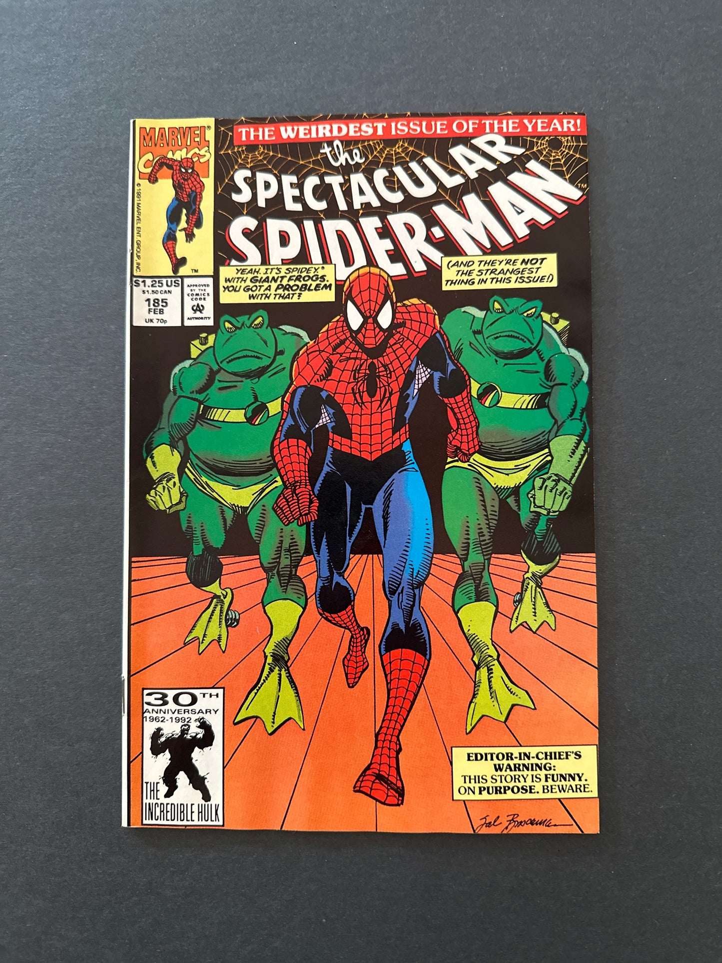 Spectacular Spider-Man #185 1992