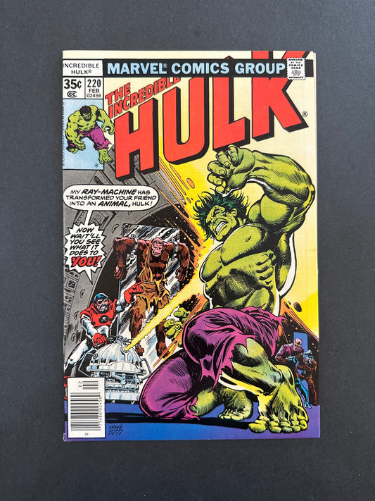 Incredible Hulk #220 1978