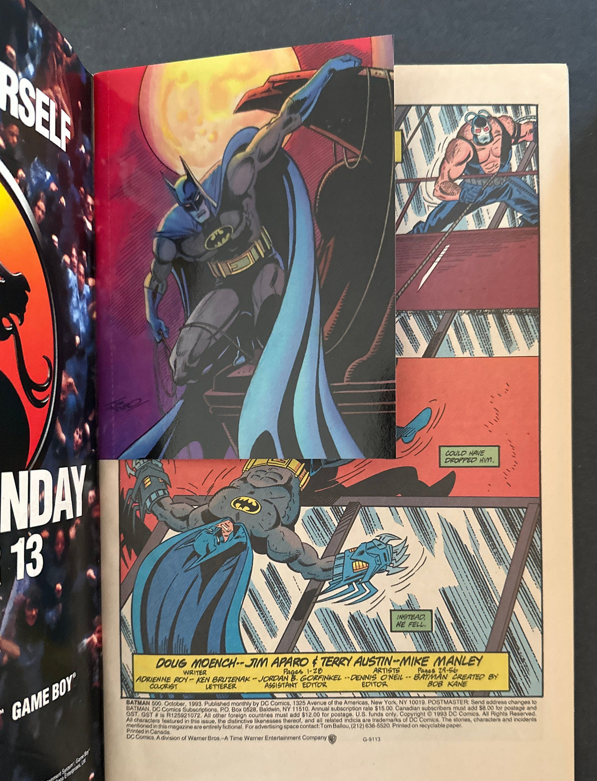 Batman #500 1993 Foil Die-Cut Variant