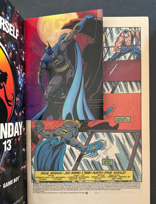 Batman #500 1993 Foil Die-Cut Variant