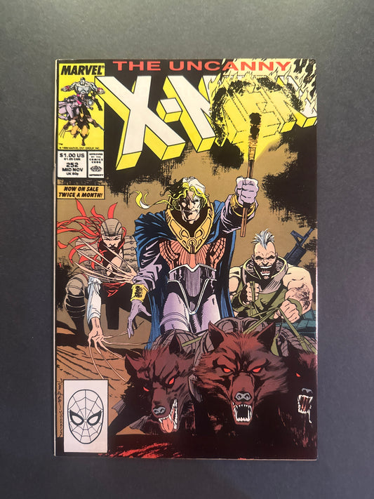 Uncanny X-Men #252 1989