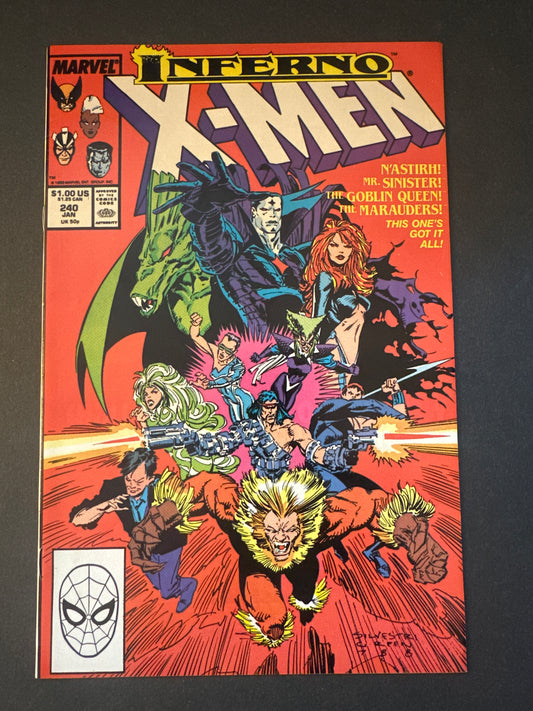 Uncanny X-Men #240 1989