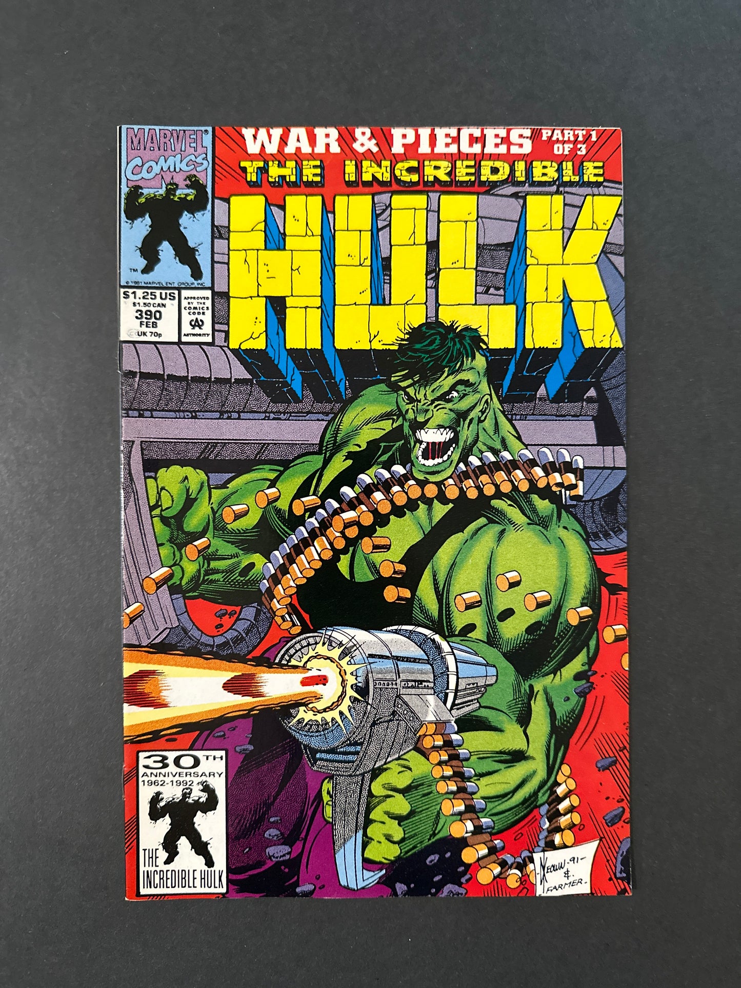 Incredible Hulk #390 1992