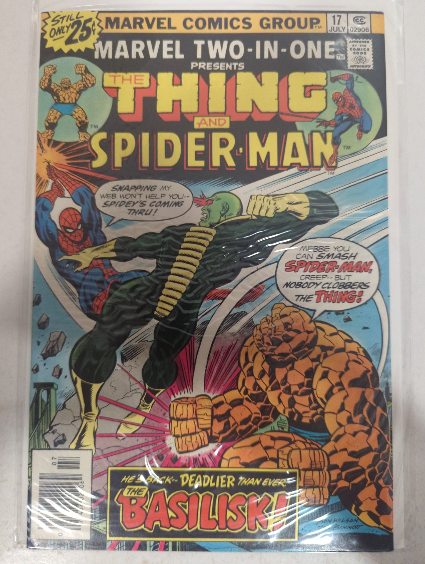 Marvel Two-In-One #17 Newsstand