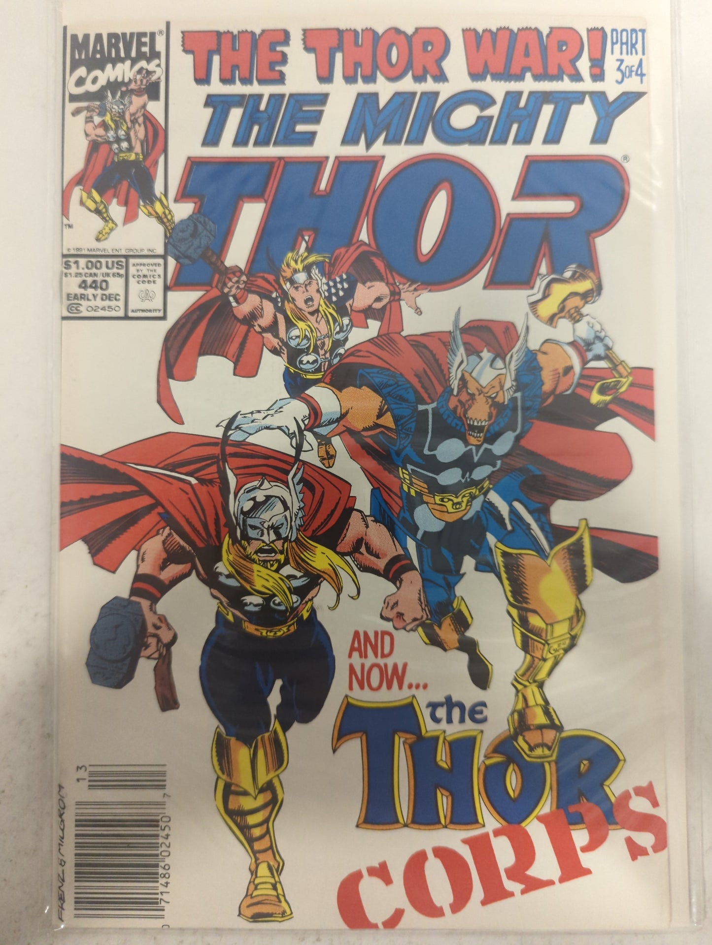 Thor #440 Newsstand