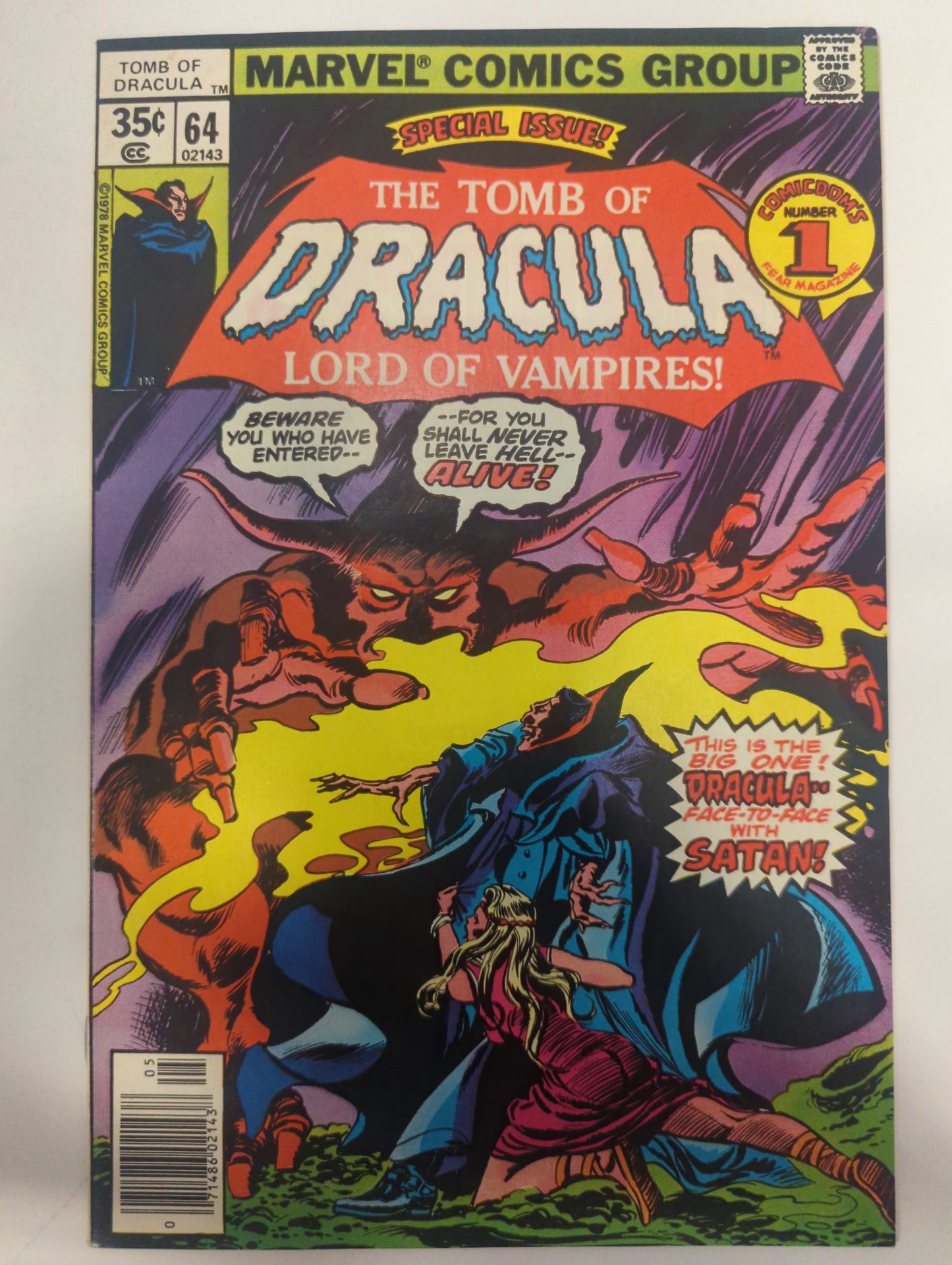 Tomb Of Dracula #64 Newsstand