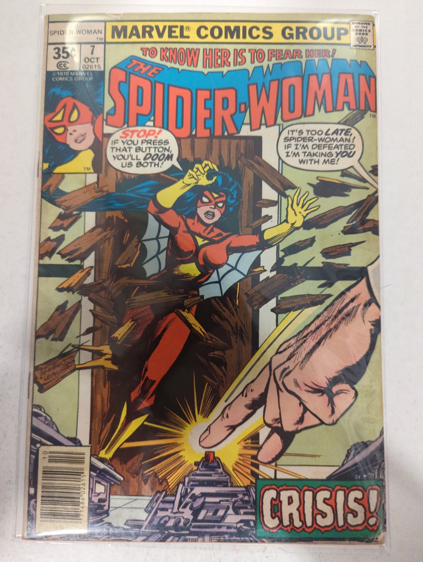 Spider-Woman #7 Newsstand Low Grade