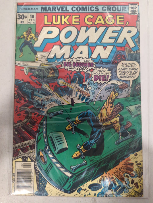 Luke Cage Power Man #40 Newsstand