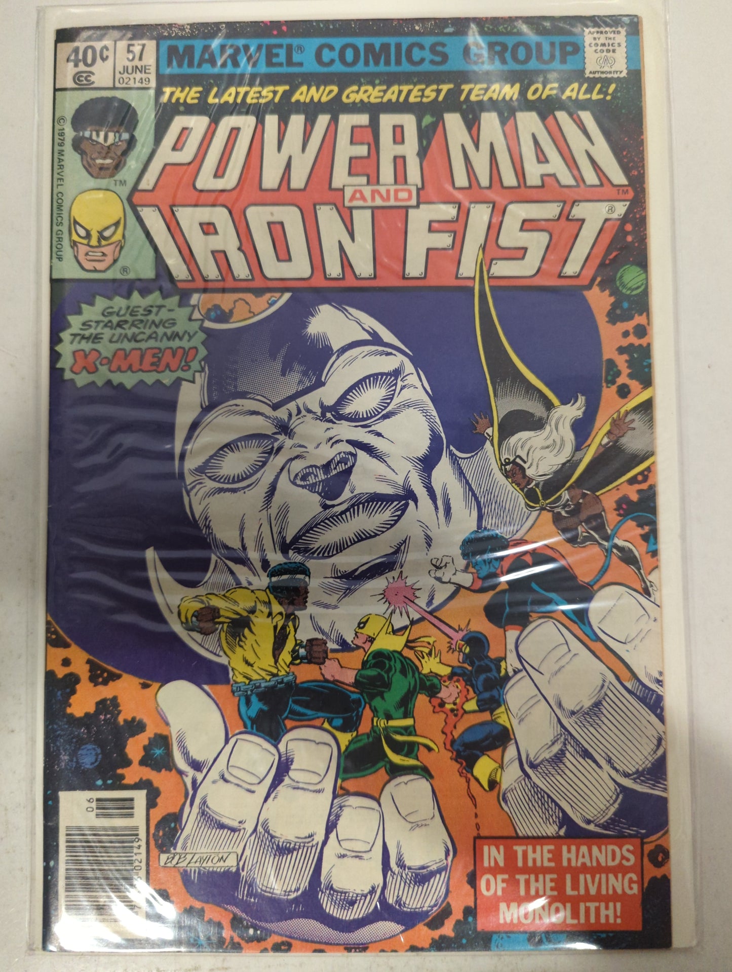 Luke Cage Power Man #57 Newsstand