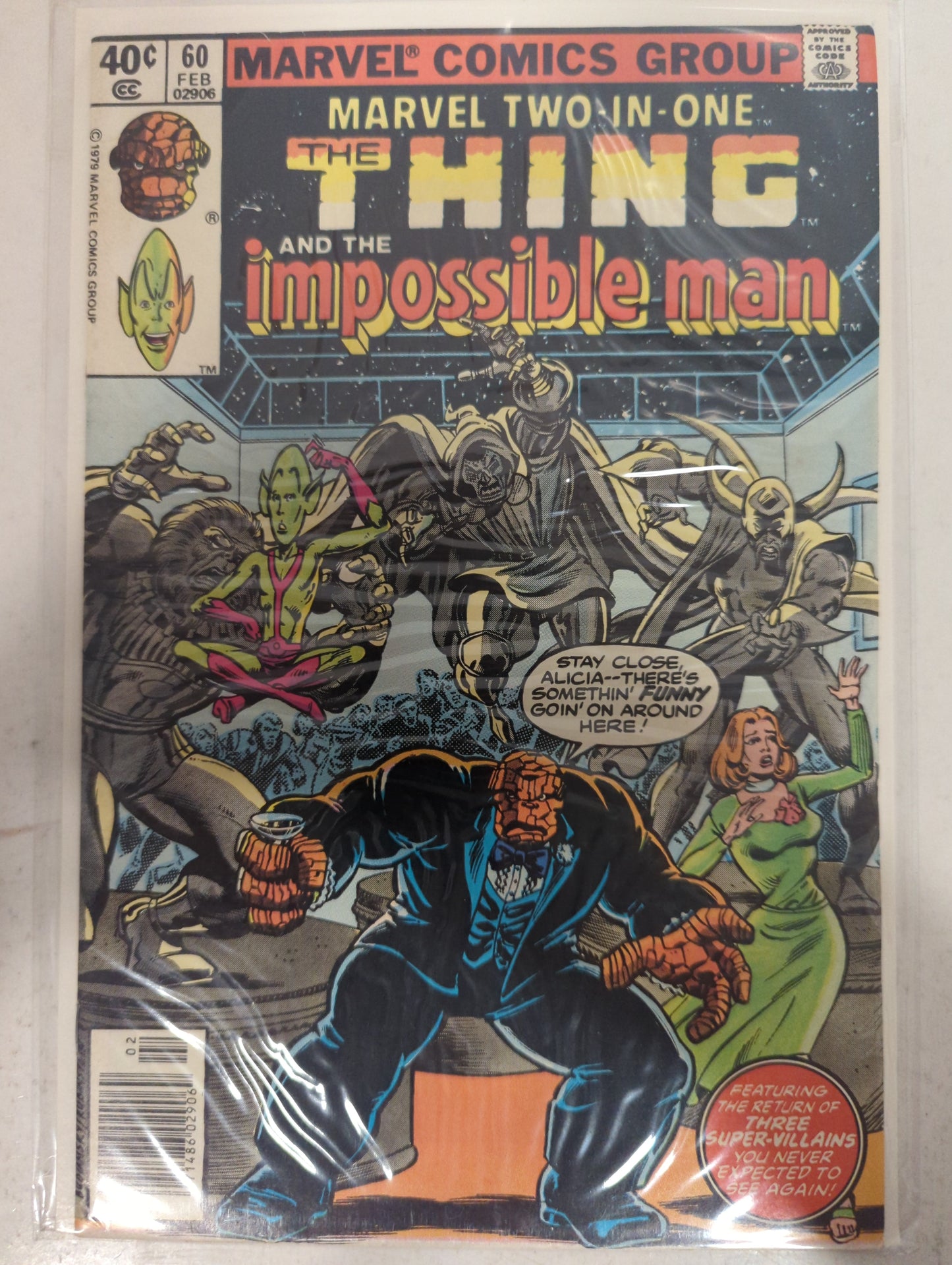 Marvel Two-In-One #60 Newsstand