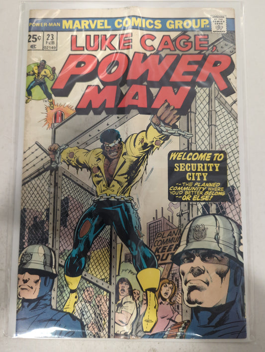 Luke Cage Power Man #23 Low Grade