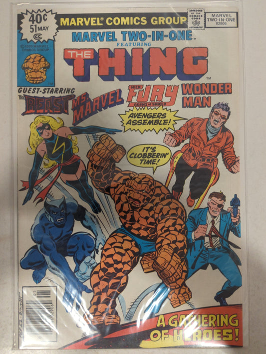 Marvel Two-In-One #51 Newsstand