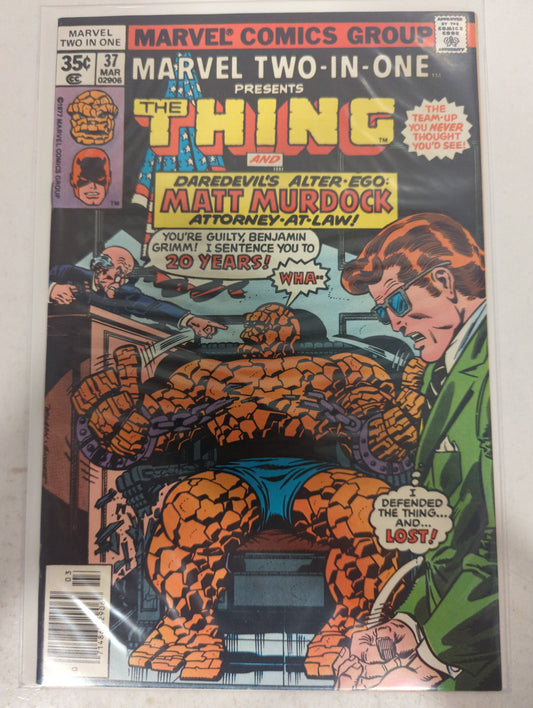 Marvel Two-In-One #37 Newsstand