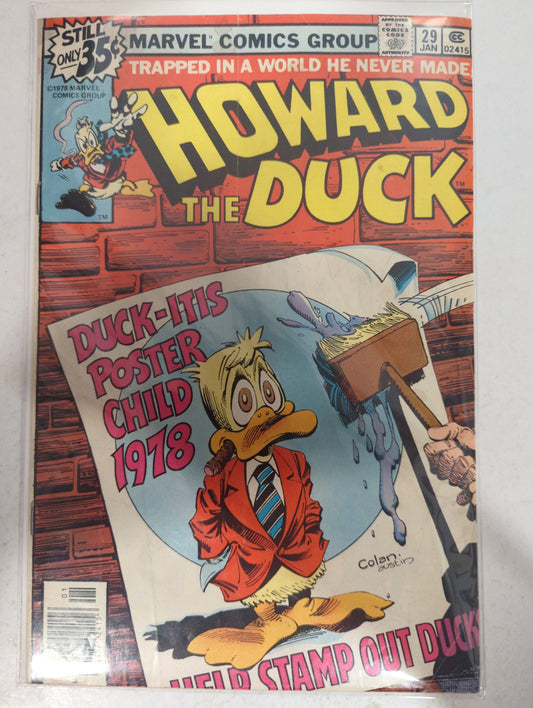 Howard The Duck #29 Newsstand Low Grade