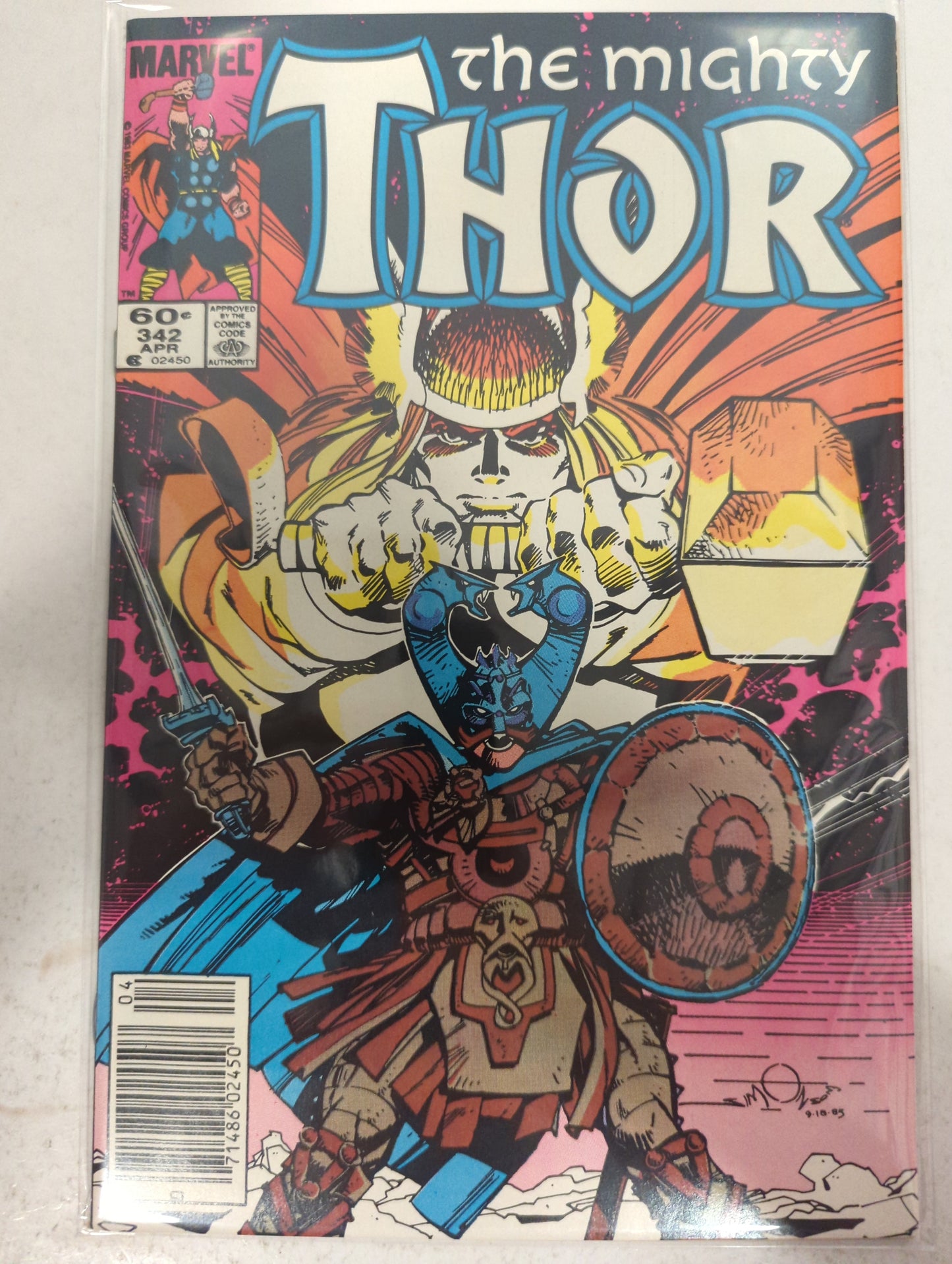 Thor #342 Newsstand