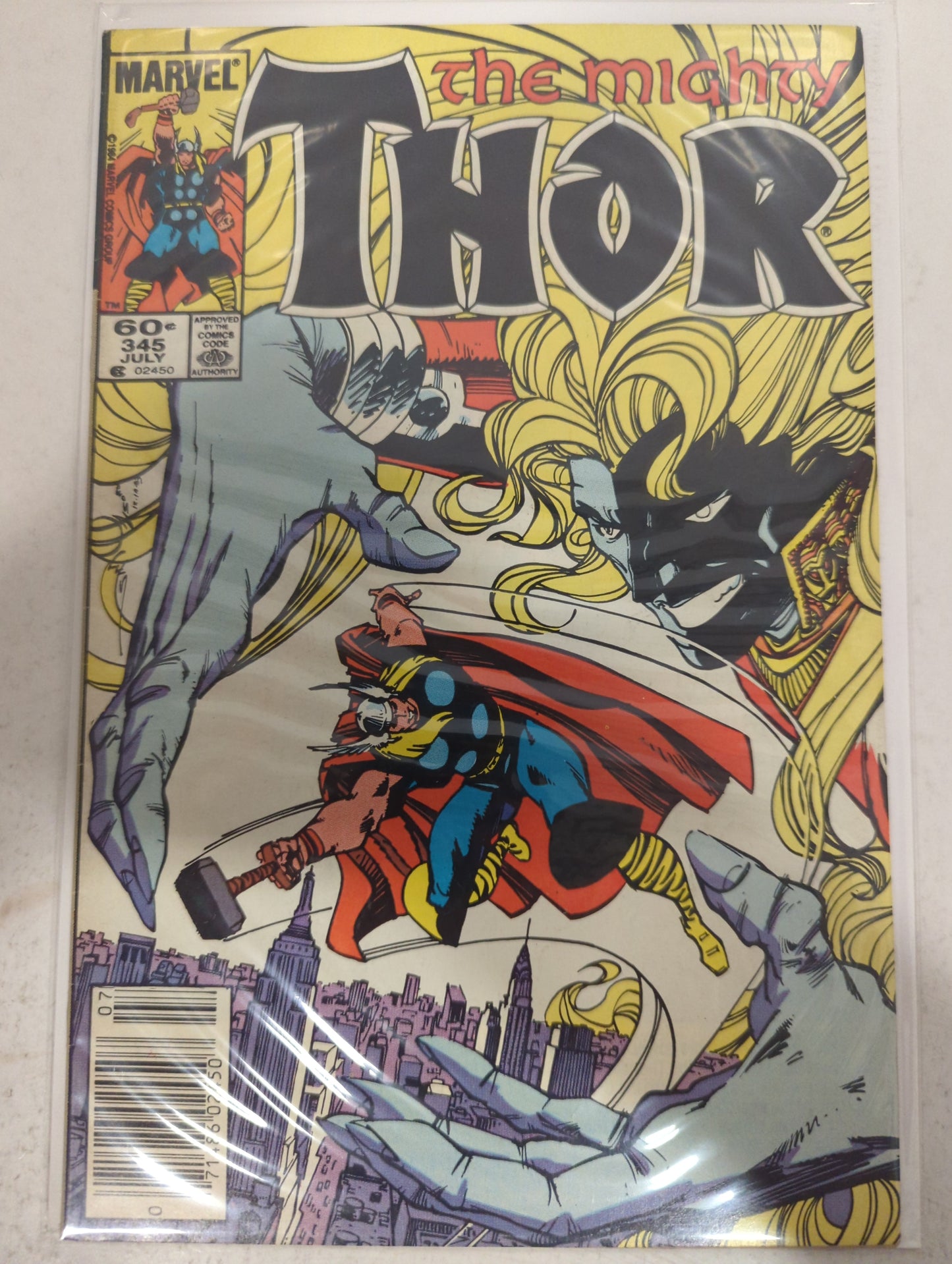 Thor #345 Newsstand