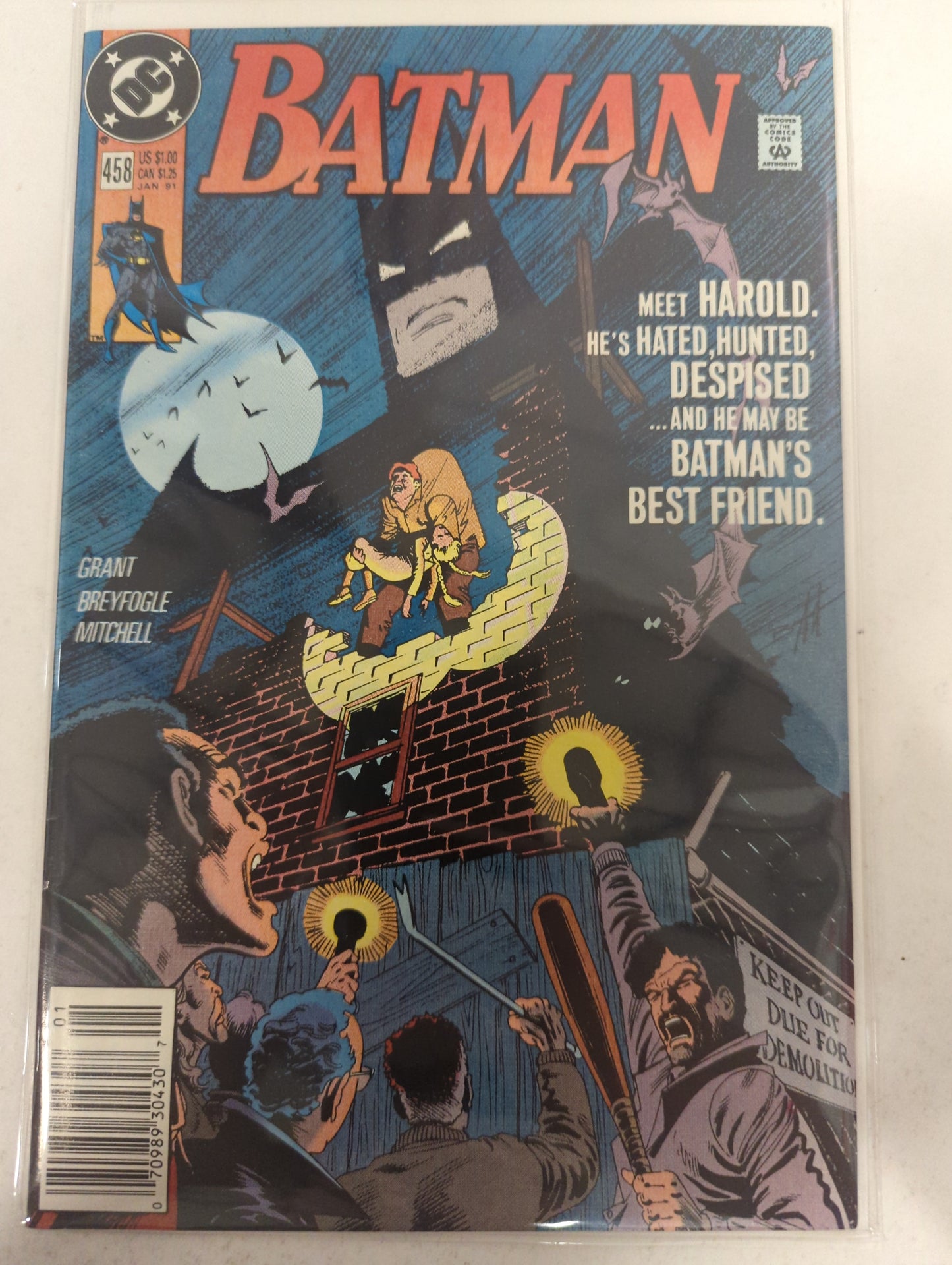 Batman #458 Newsstand